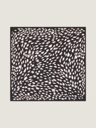 Quadratisches Tuch aus Seide mit Animal-Print