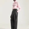 Rollkragenpullover aus Wolle und Kaschmir mit Givenchy-Signatur Rollkragenpullover aus Wolle und Kaschmir mit Givenchy-Signatur
