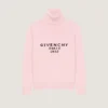 Rollkragenpullover aus Wolle und Kaschmir mit Givenchy-Signatur Rollkragenpullover aus Wolle und Kaschmir mit Givenchy-Signatur