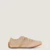 Schlanke Sneaker aus Mesh und Wildleder Schlanke Sneaker aus Mesh und Wildleder