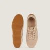 Schlanke Sneaker aus Mesh und Wildleder Schlanke Sneaker aus Mesh und Wildleder
