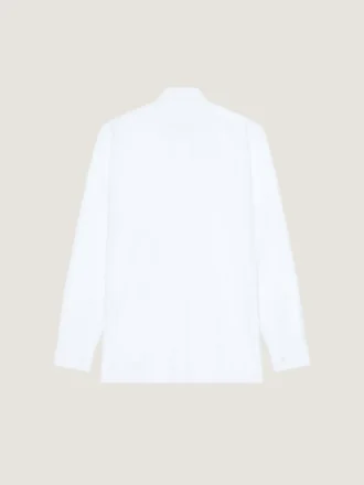 Slim Fit-Hemd aus Popeline mit Givenchy-Stickerei