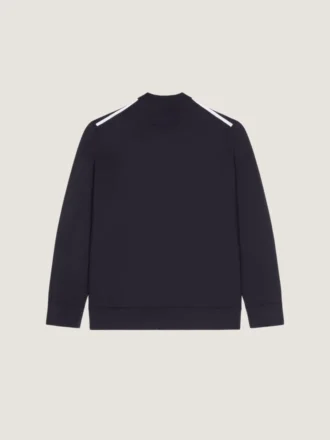 Strickjacke aus Wolle mit Grosgrain-Details