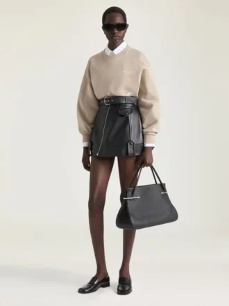 Sweatshirt aus Fleece mit Givenchy-Stempel-Print