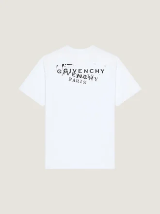 T-Shirt aus Baumwolle mit Givenchy-Stempelprint