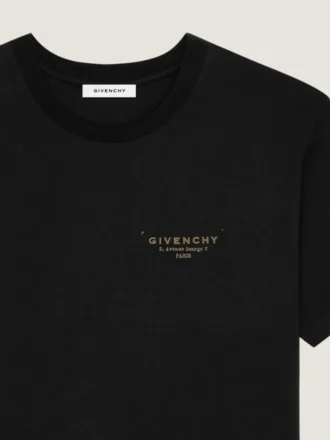 T-Shirt aus Baumwolle mit Givenchy-Stempelprint