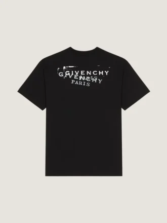 T-Shirt aus Baumwolle mit Givenchy-Stempelprint