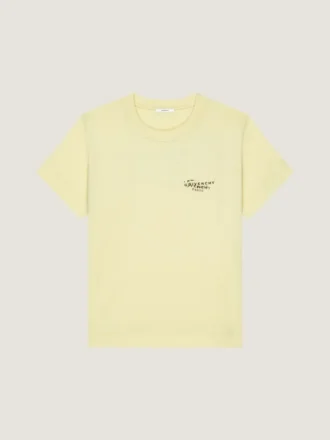 T-Shirt aus Baumwolle mit Givenchy-Stempelprint