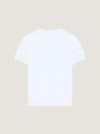 T-Shirt aus Baumwollstrick mit Givenchy Paris-Jacquard