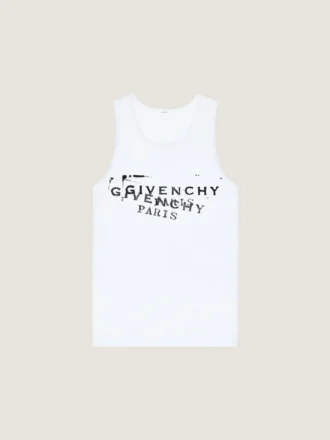 Tanktop aus Baumwolle mit Givenchy-Stempel-Print