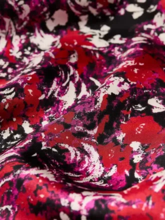 Taschentuch aus Seide mit Blumenprint