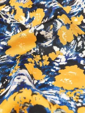 Taschentuch aus Seide mit Blumenprint