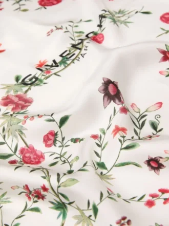 Taschentuch aus Seide mit Blumenprint