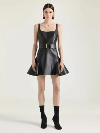 Voyou Großer Gürtel aus glänzendem Leder