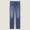 Washed Straight Leg Jeans
