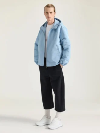 Windjacke aus Polyfaille mit gesticktem Givenchy-Stempel